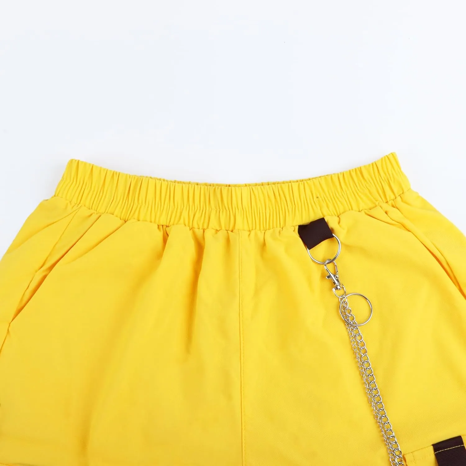 Women's Summer High Waist Cargo Shorts with Pockets Hiking Lightweight Quick Dry Short Pants