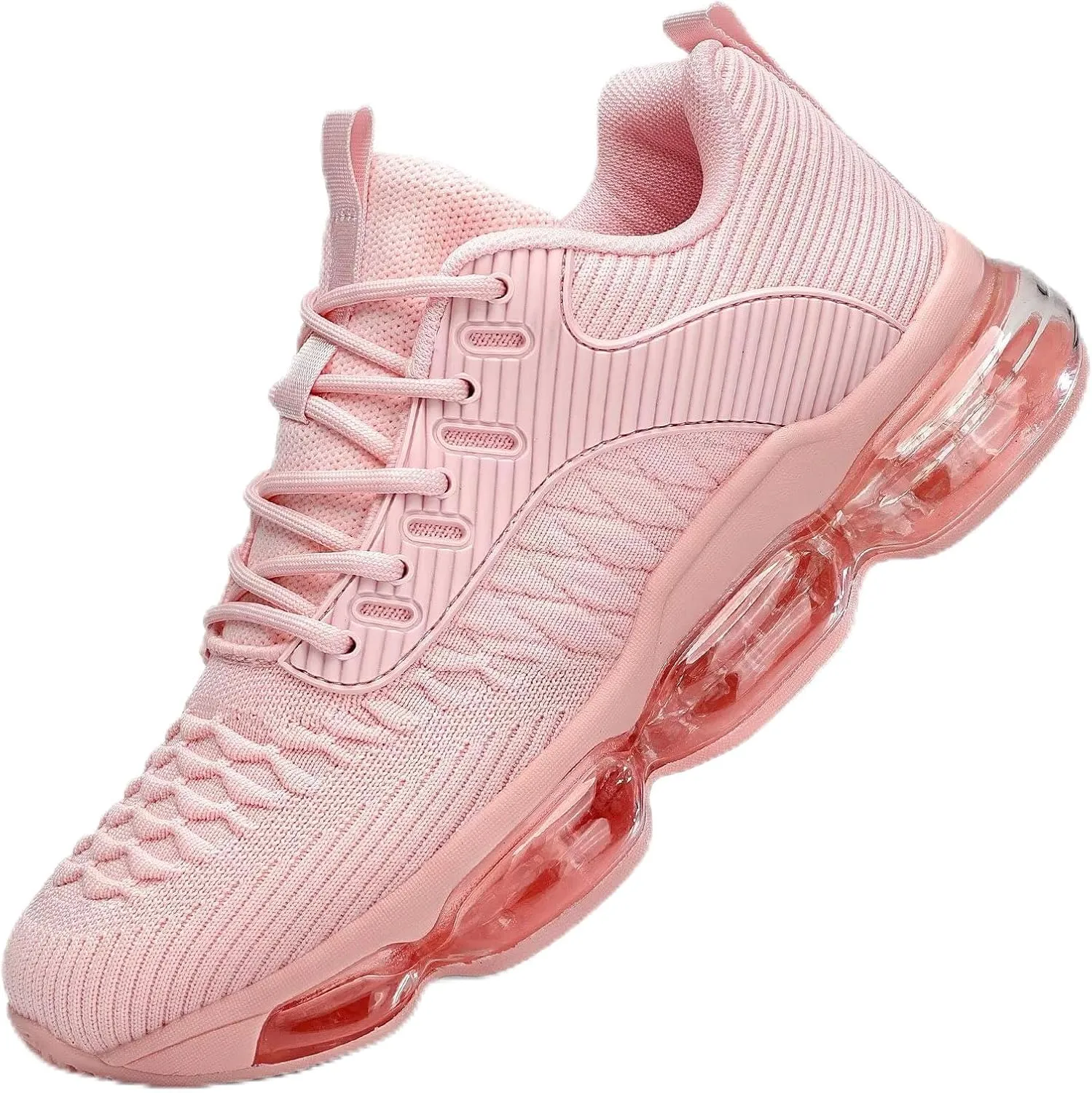 Womens Walking Running Shoes Air Cushion Basketball Sneakers Fashion Tennis Breathable Sport Gym Fitness Cross Trainers Shoes