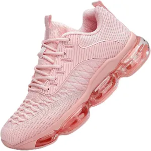 Womens Walking Running Shoes Air Cushion Basketball Sneakers Fashion Tennis Breathable Sport Gym Fitness Cross Trainers Shoes