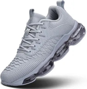 Womens Walking Running Shoes Air Cushion Basketball Sneakers Fashion Tennis Breathable Sport Gym Fitness Cross Trainers Shoes