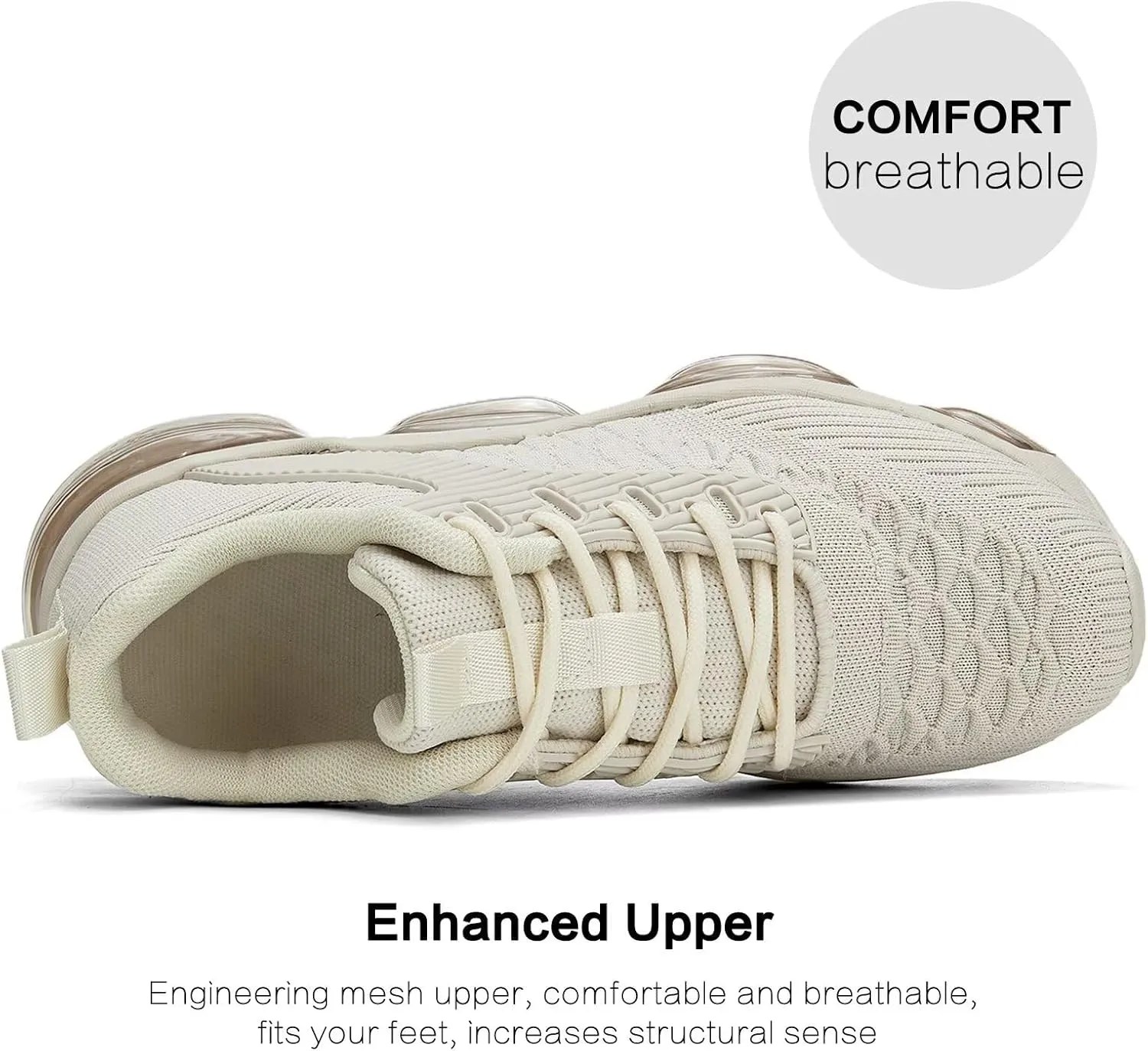 Womens Walking Running Shoes Air Cushion Basketball Sneakers Fashion Tennis Breathable Sport Gym Fitness Cross Trainers Shoes
