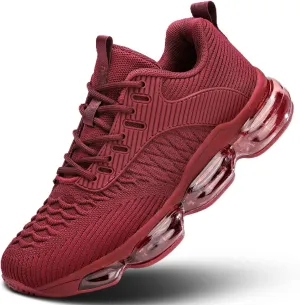 Womens Walking Running Shoes Air Cushion Breathable Fashion Tennis Sneakers Mesh Workout Casual Athletic Sports Gym