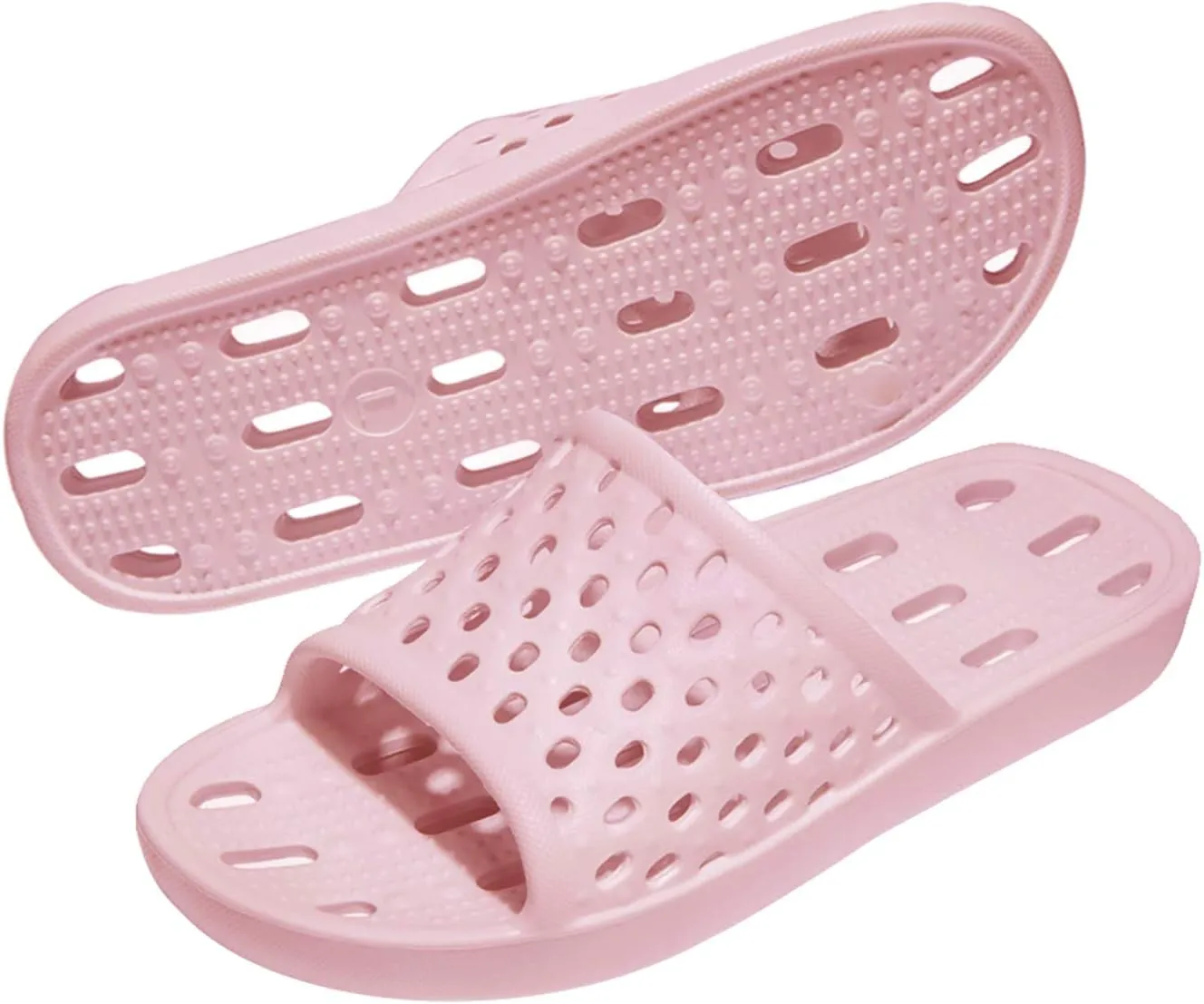 WOTTE Shower Sandals Women Quick Drying Bath Slippers Non Slip Dorm Shoes