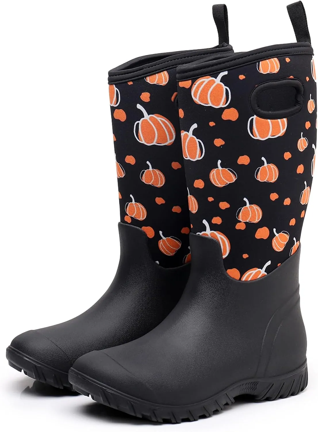 WTW Women's Rubber Rain Boots 100% Waterproof Insulated Neoprene Garden Mud Boots Outdoor Hunting Snow Boots for Women