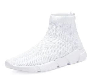 WXQ Men's Running Shoes Comfortable Lightweight Breathable Walking Shoes Mesh Workout Casual Sports Shoes
