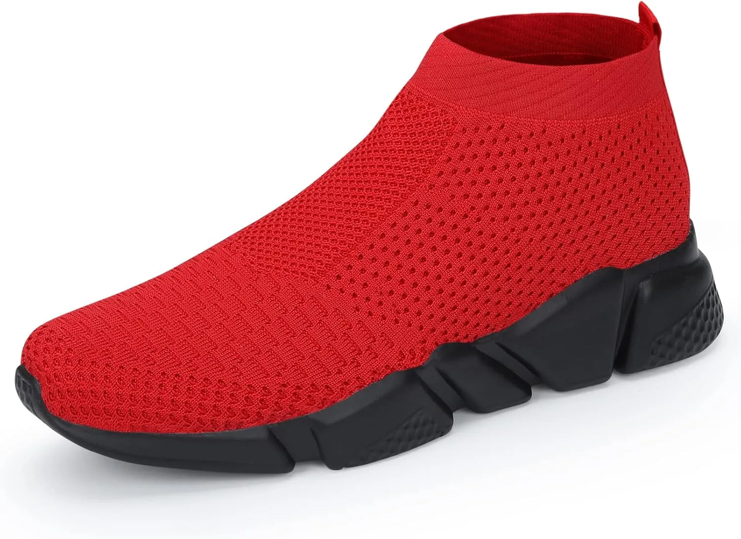 WXQ Men's Running Shoes Comfortable Lightweight Breathable Walking Shoes Mesh Workout Casual Sports Shoes
