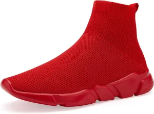 WXQ Men's Running Shoes Comfortable Lightweight Breathable Walking Shoes Mesh Workout Casual Sports Shoes