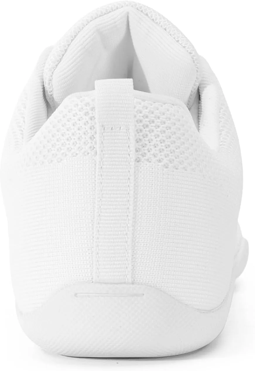 YSMIIH White Cheer Shoes Women Cheerleading Walking Sneakers Girls Tennis Dance Shoes